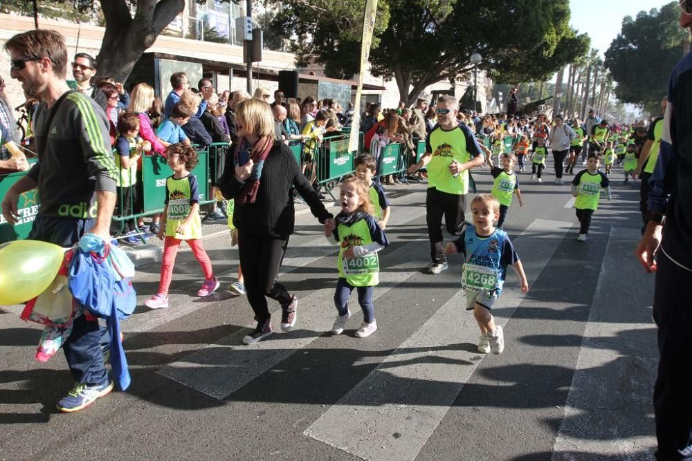 1/4 milla en categorías Benjamín y Prebenjamín