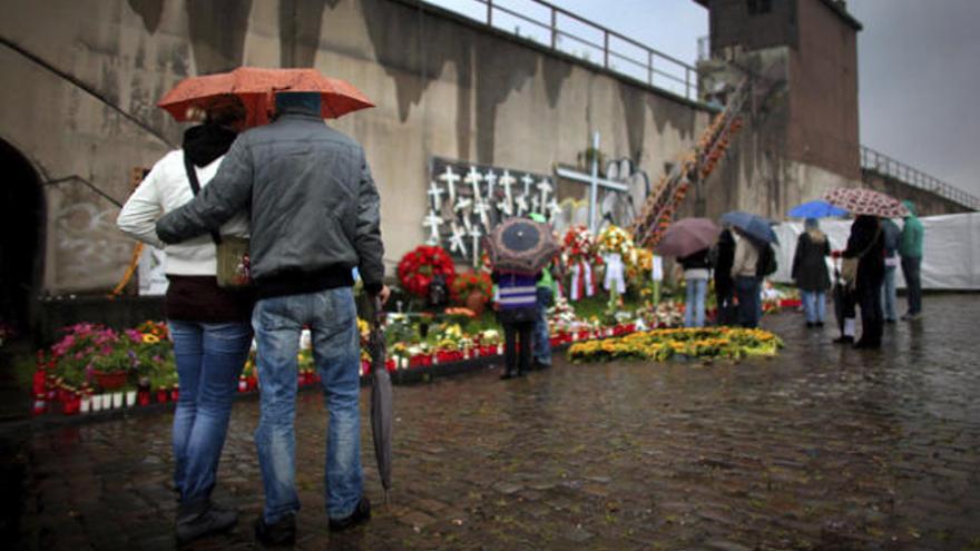 Homenaje a las víctimas de una tragedia.