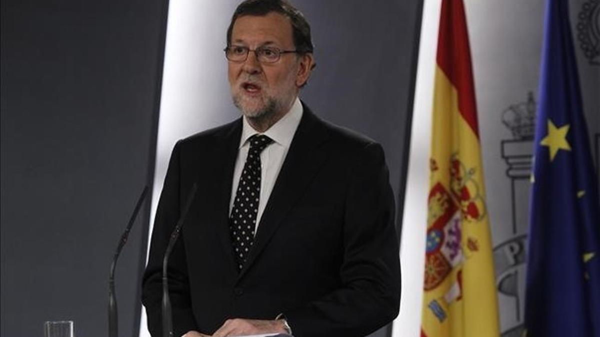 Rueda de prensa del Presidente del Gobierno Mariano Rajoy