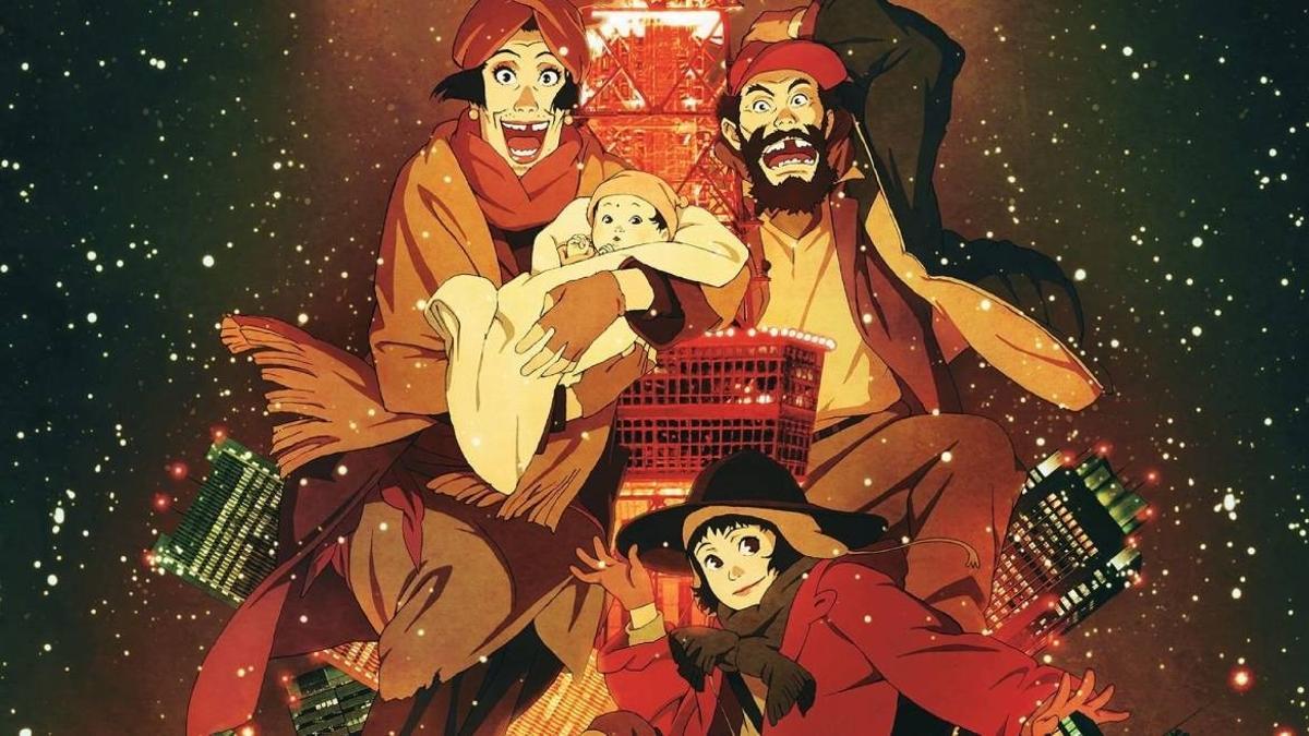 Una imagen promocional de 'Tokyo Godfathers', de Satoshi Kon