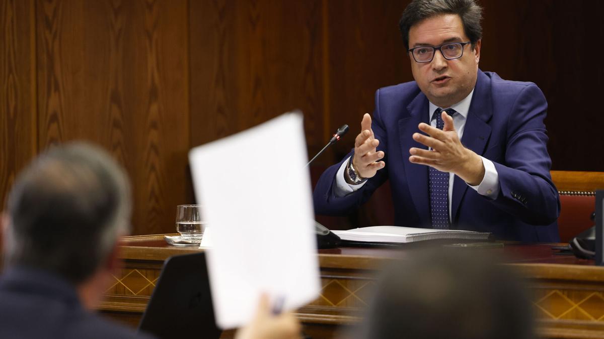 Óscar López niega haber tenido conocimiento de la fiesta de Ábalos en el Parador de Teruel: "Ni un cotilleo, ni un rumor"