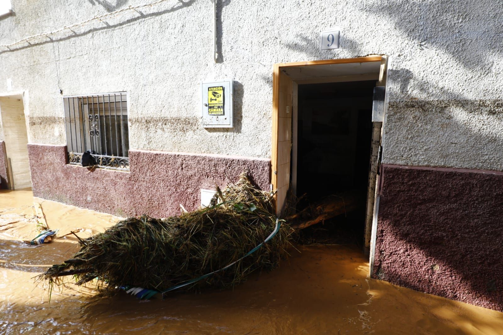 En imágenes | Así ha quedado Azuara tras la fuerte tormenta que causó destrozos este viernes