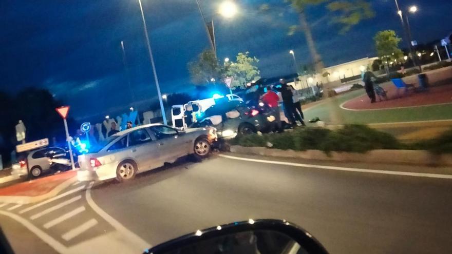 La policía detiene al conductor ebrio que dejó dos heridos en un choque en Burriana