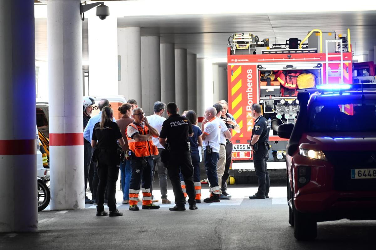 Incendio en el Hospital de Torrevieja