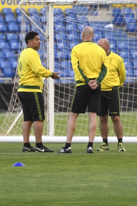 DEPORTES 05-03-19  LAS PALMAS DE GRAN CANARIA.  Primer entrenamiento de Pepe Mel. FOTOS: JUAN CASTRO