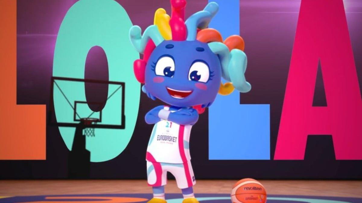 Lola, la mascota del Eurobasket femenino
