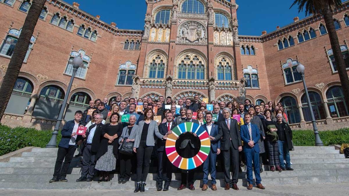 El Recinte Modernista Hospital Sant Pau acogió el acto de presentación de la Aliança Catalunya 2030