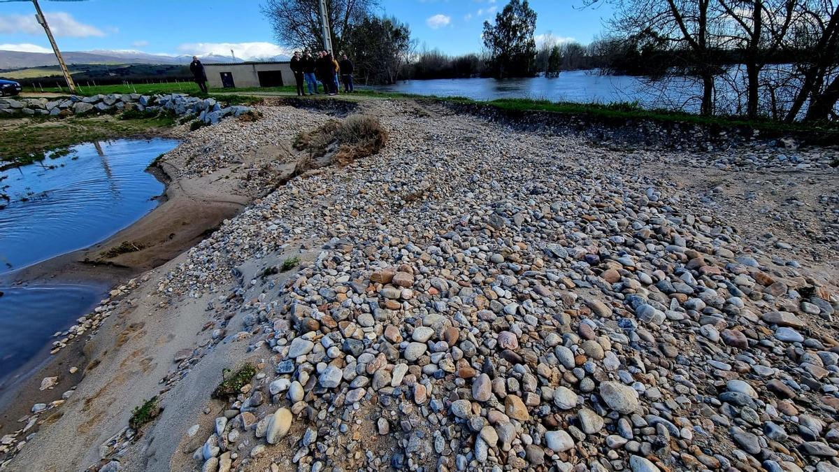 El Gobierno visita las zonas afectadas por el temporal en Extremadura