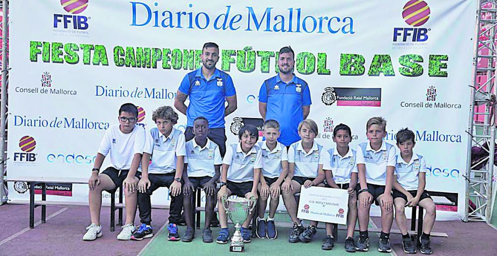 CAMPEÓN: Rotlet Molinar. Benjamín Segunda Liga E