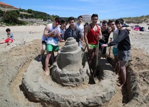 castillo arena a lanzada