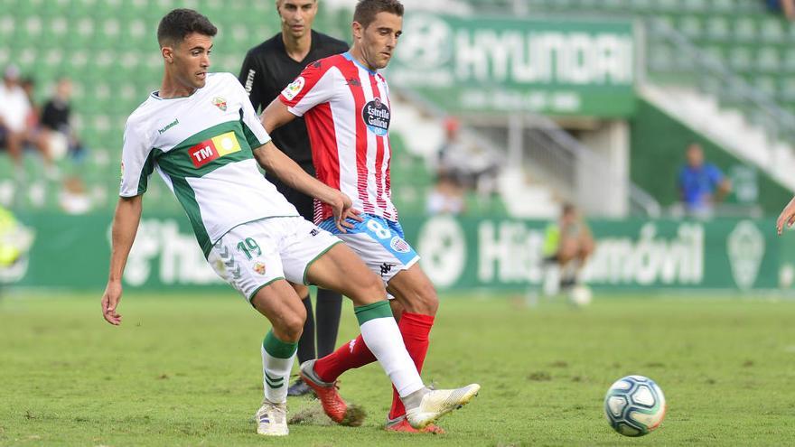 Claudio Medina, durante el partido del pasado domingo