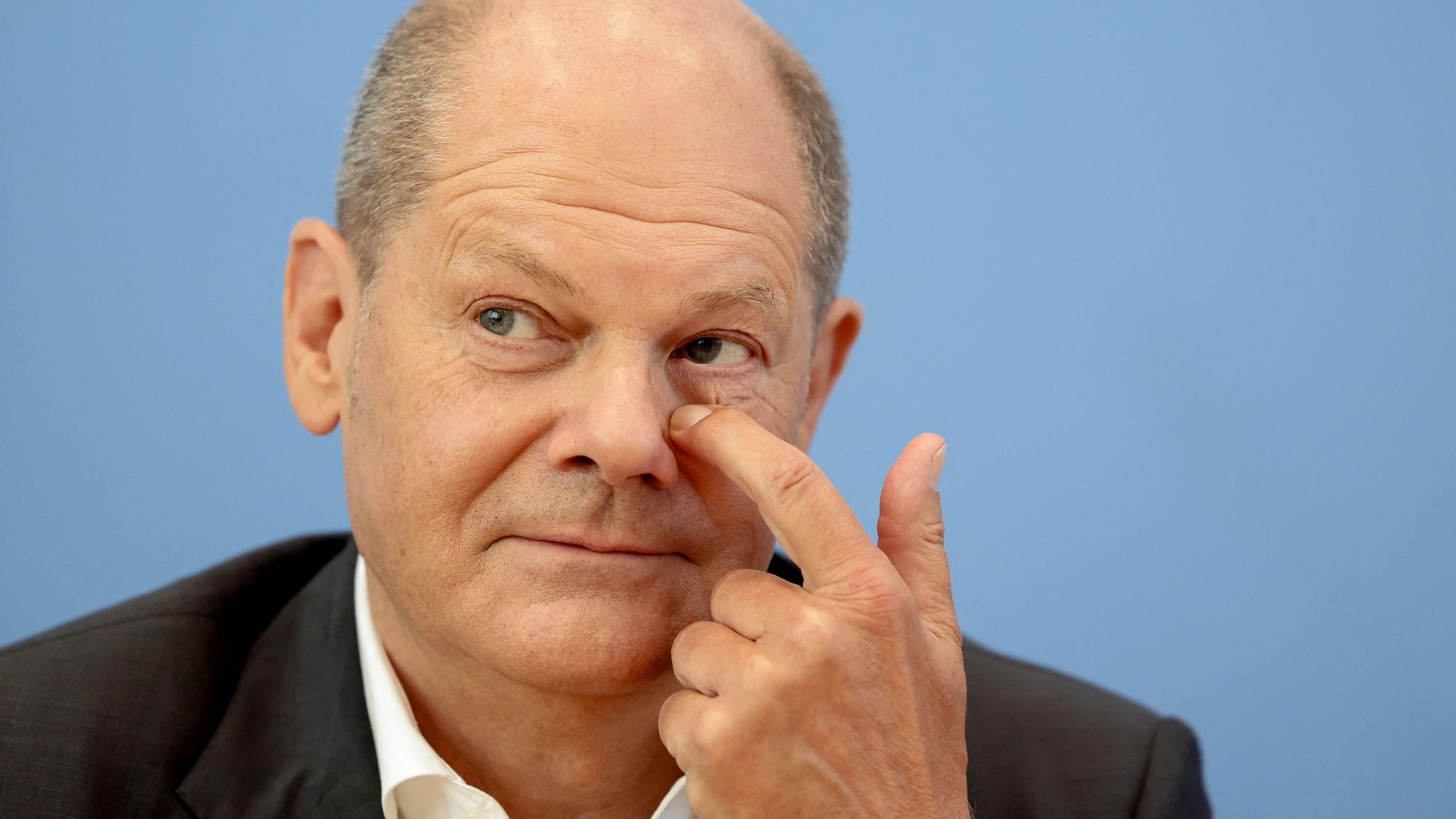 El canciller alemán, Olaf Scholz