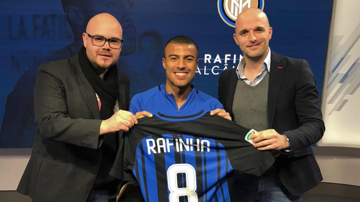 Rafinha jugó con los neroazurri