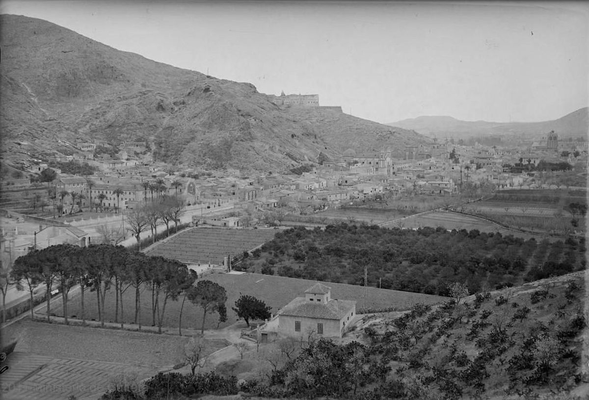 Vista del Rabaloche en la primera mitad del siglo XX