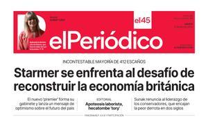 La portada de EL PERIÓDICO del 6 de julio de 2024