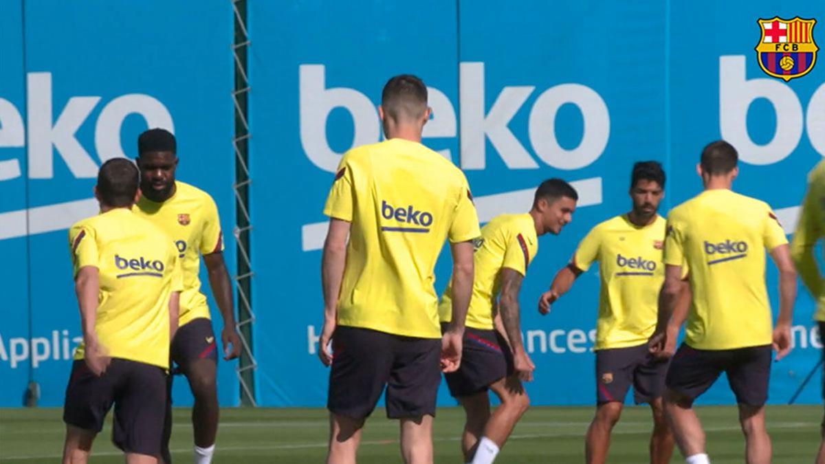 Messi y Ansu Fati siguen entrenando al margen del grupo