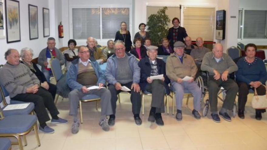 Reunión de la Plataforma de Afectados por la Hipoteca de Ibiza, el jueves pasado.