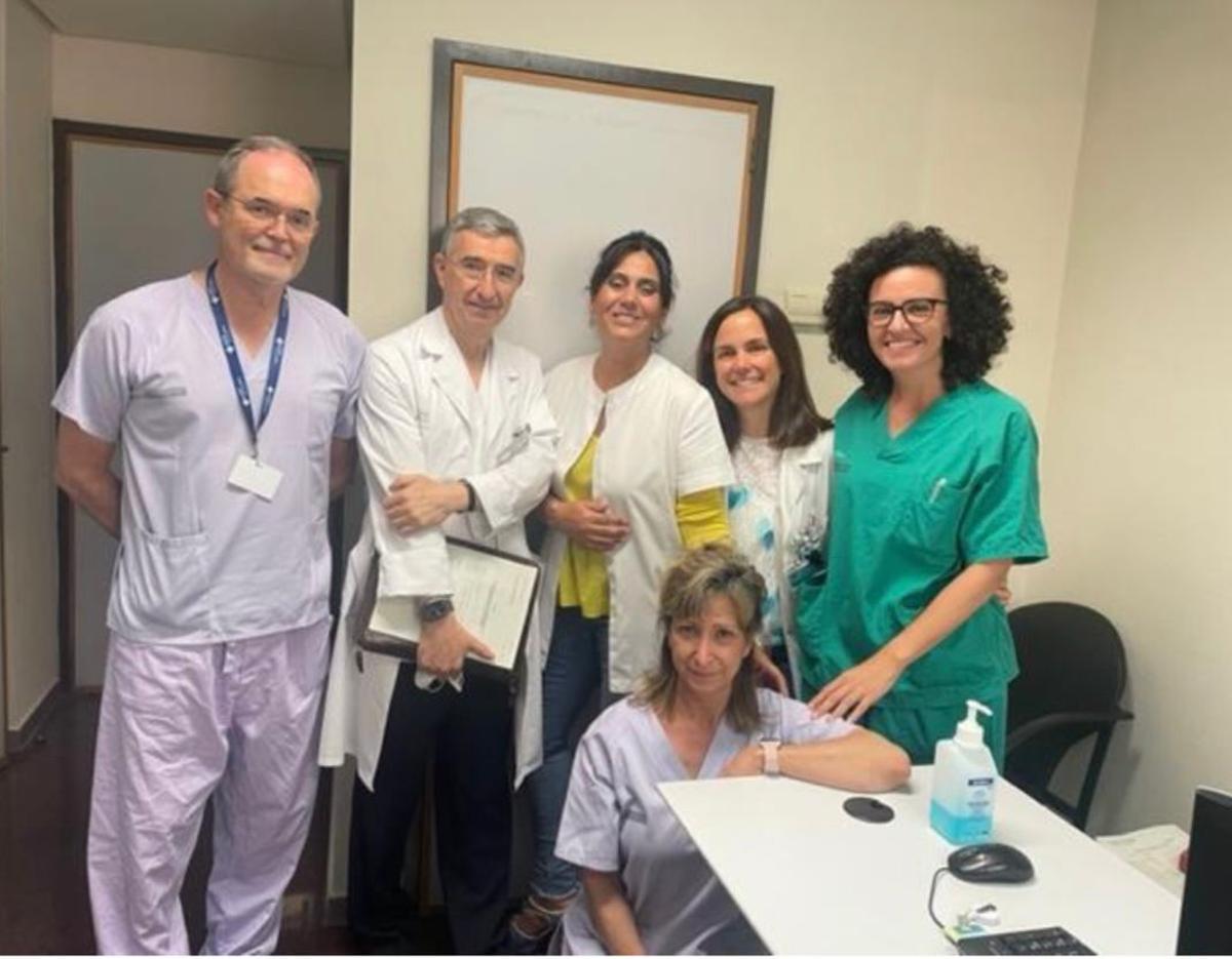 El equipo del Hospital General de Alicante