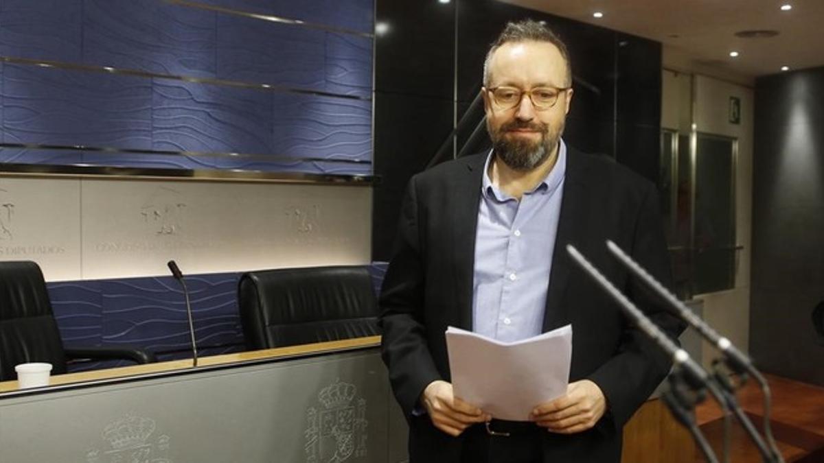 Juan Carlos Girauta, portavoz de Ciudadanos en el Congreso.