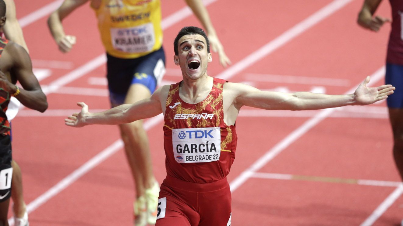 El murciano Mariano García entra en acción en el Mundial de Atletismo