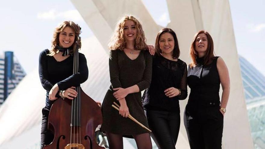 El cuarteto de jazz Les Femmes.