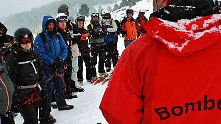 Participants en una de les edicions anteriors del curs de medicina de muntanya que es fan a la Cerdanya