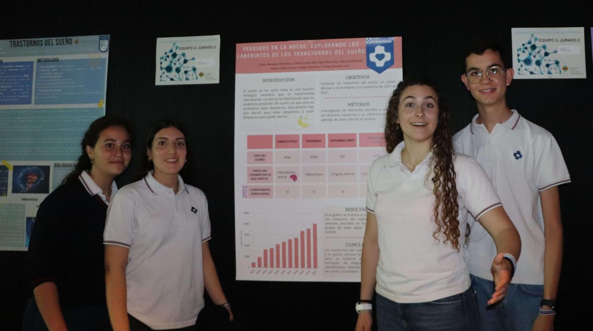 Alumnos del Colegio Padre Dehon, segundo premio de la Olimpiada de Biología CEU UCH.