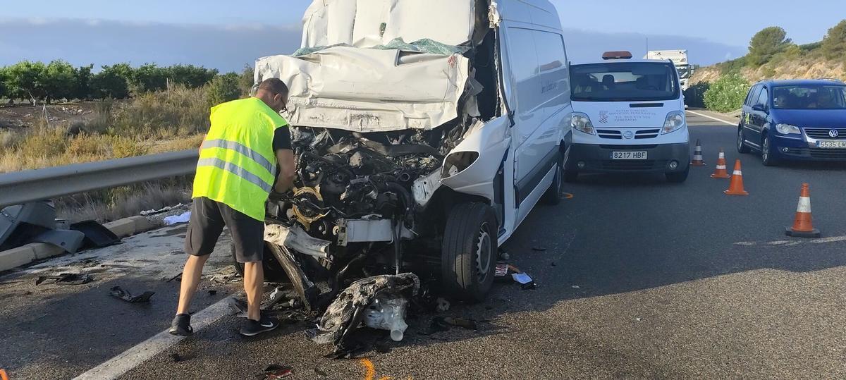 Accidente de tráfico en la AP-7.