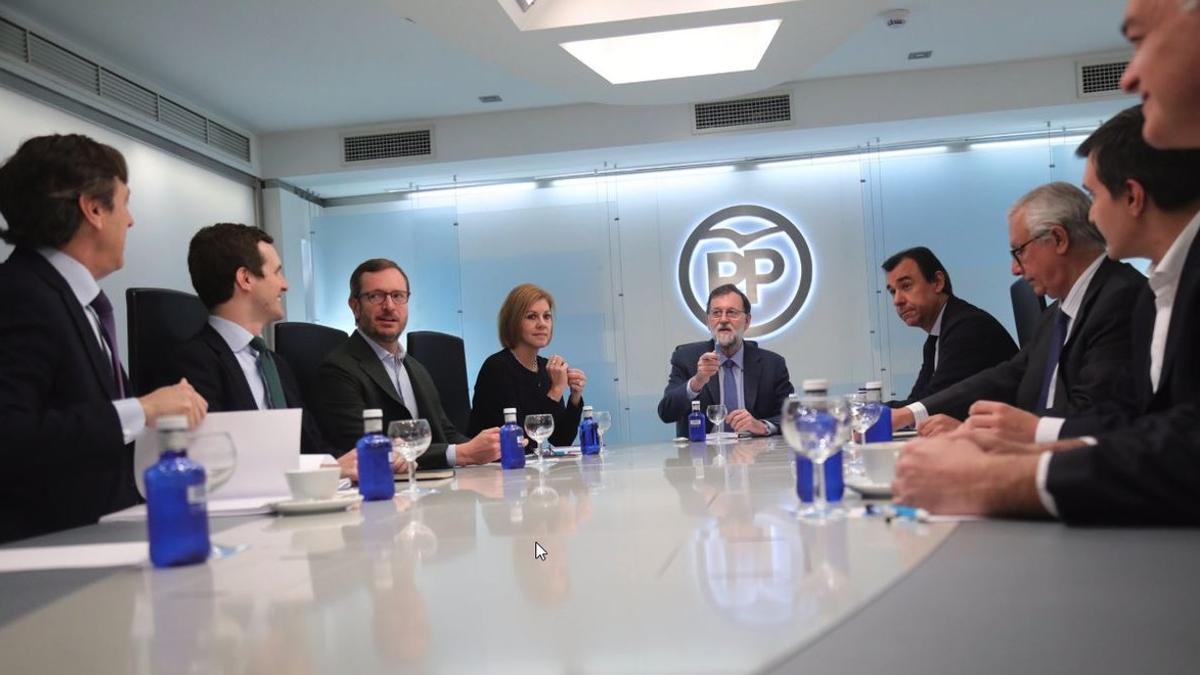 La reunión, con Rajoy