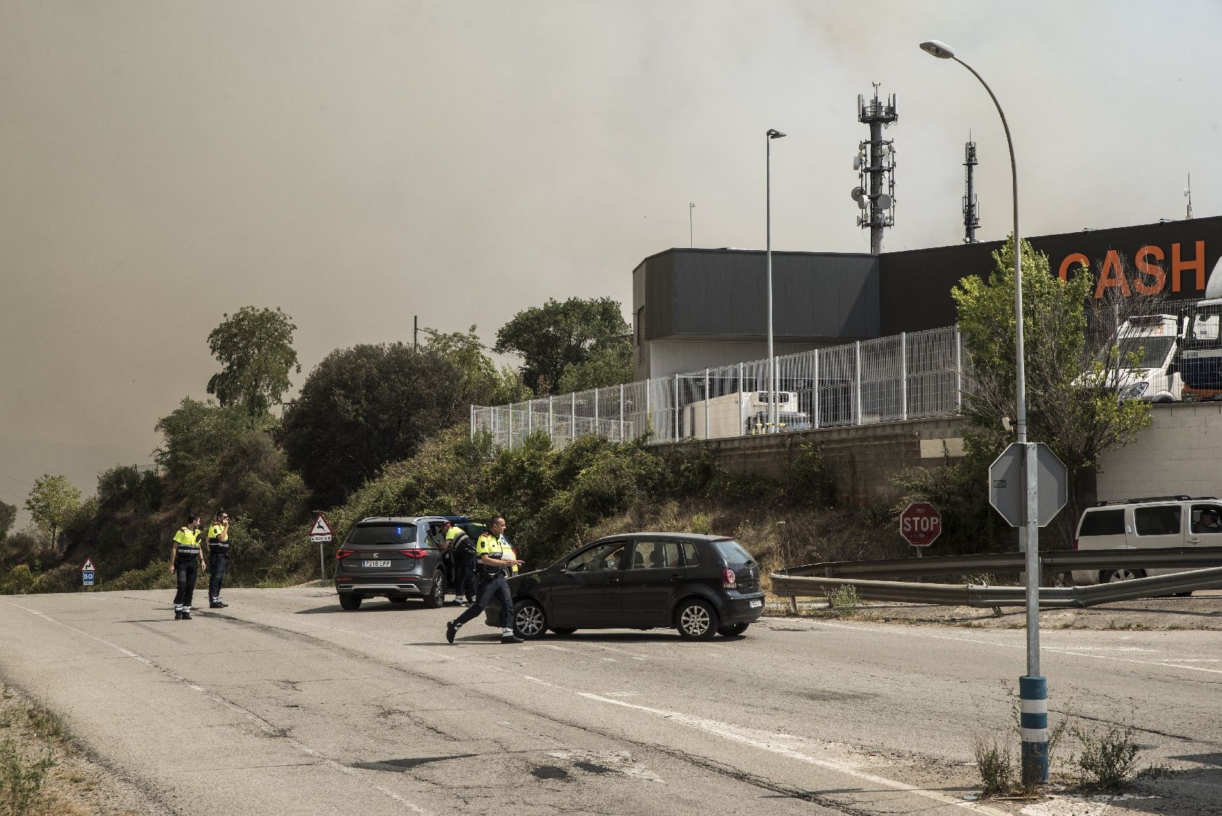 Incendi entre Bufalvent i el Pont de Vilomara