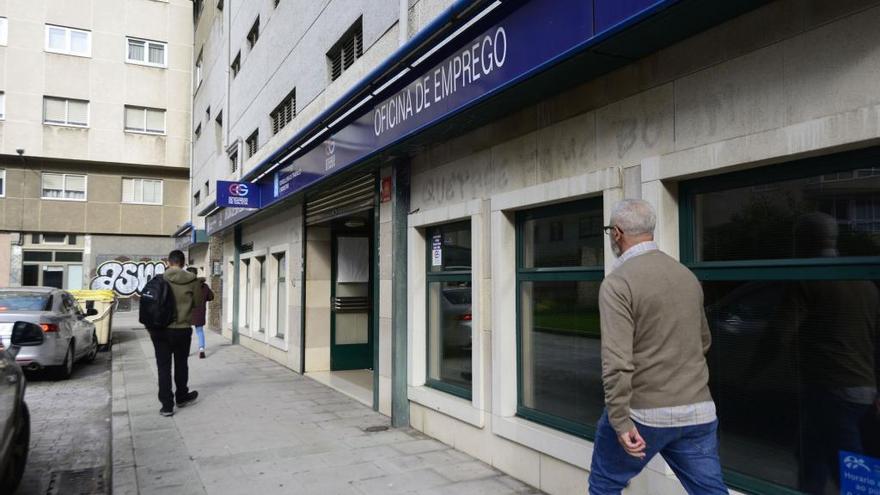 Una oficina de empleo en A Coruña.