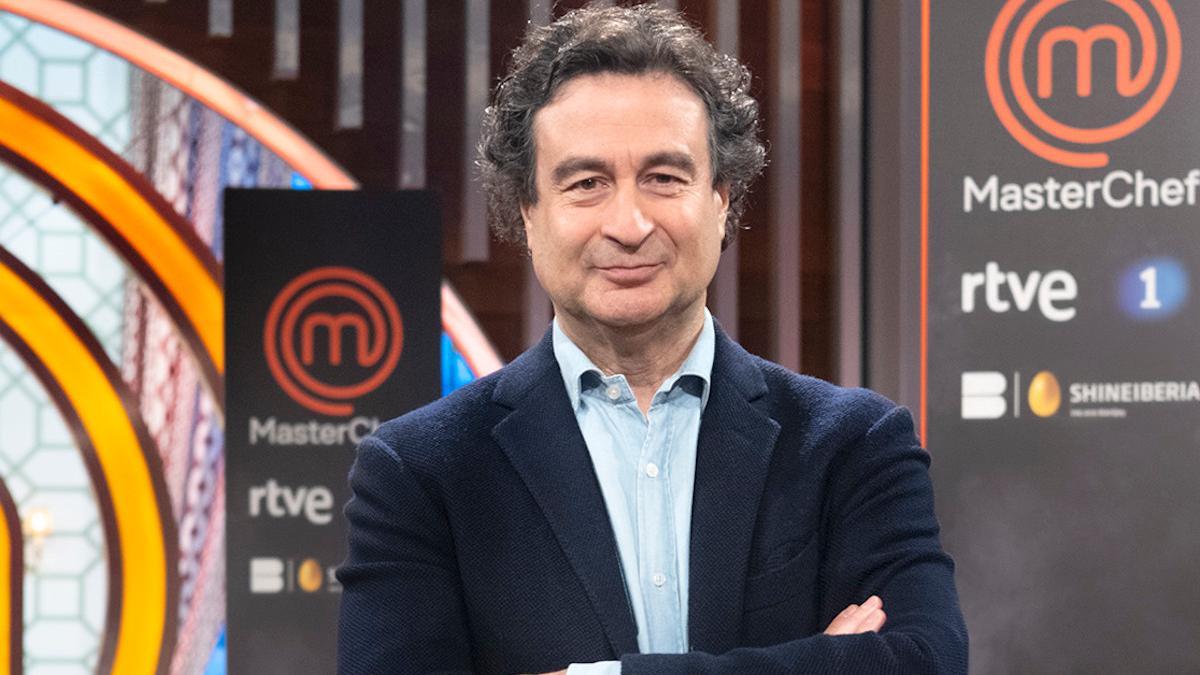 Pepe Rodríguez, en el plató de 'Masterchef'