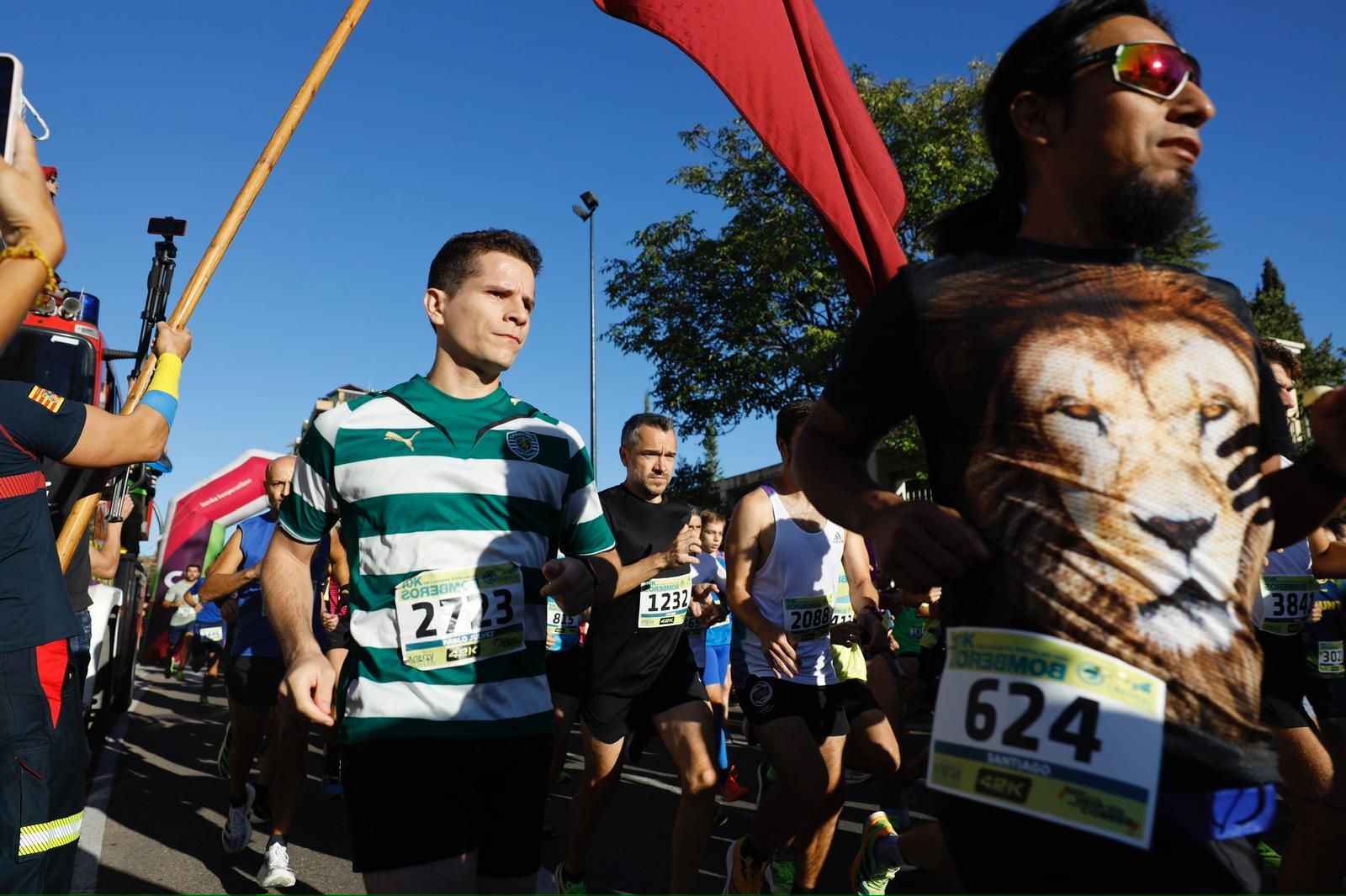 En imágenes | Carrera 10 K Bomberos Zaragoza