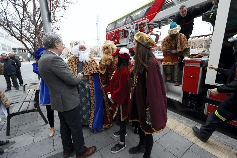 Los Reyes Magos visitan a los niños del Servet