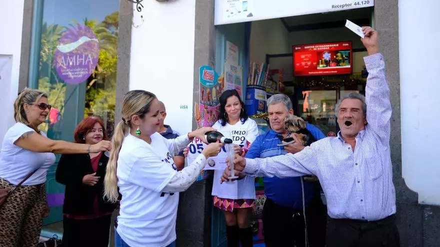 El Gordo cae en Arucas