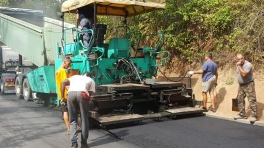 Arbúcies acaba les obres de la carretera del Torrent del Minyó