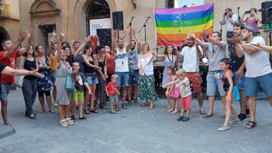 Celebració del dia de l&#039;alliberament LGBTI 2019 a Solsona