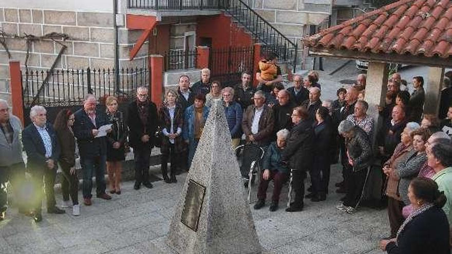 Homenaje a las víctimas del 11-M en As Curuxeiras. // Iñaki Osorio