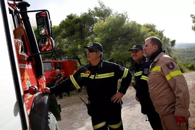 Greus incendis a Grècia