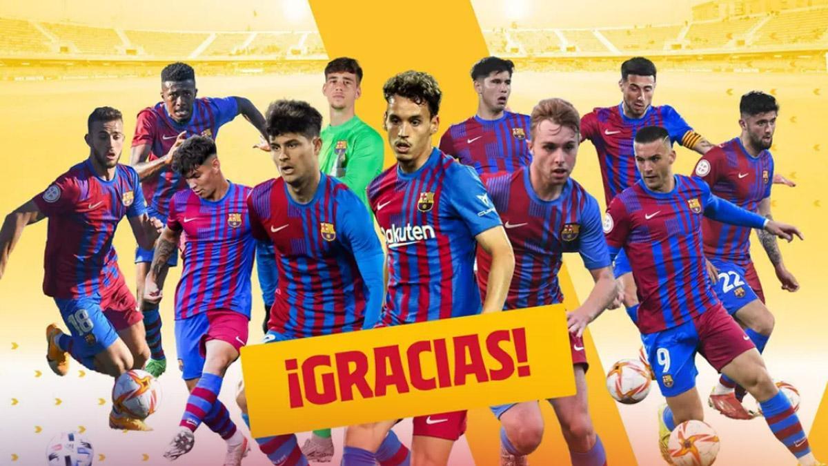 Muchos jugadores del filial se desvinculan hoy, 30 de junio, de la disciplina azulgrana