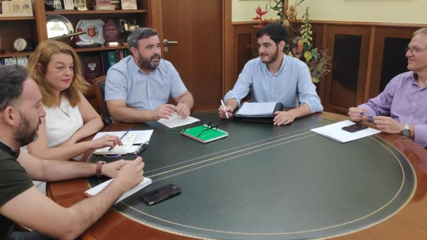 Reunión de ayer entre el alcalde y ediles con la conselleria.