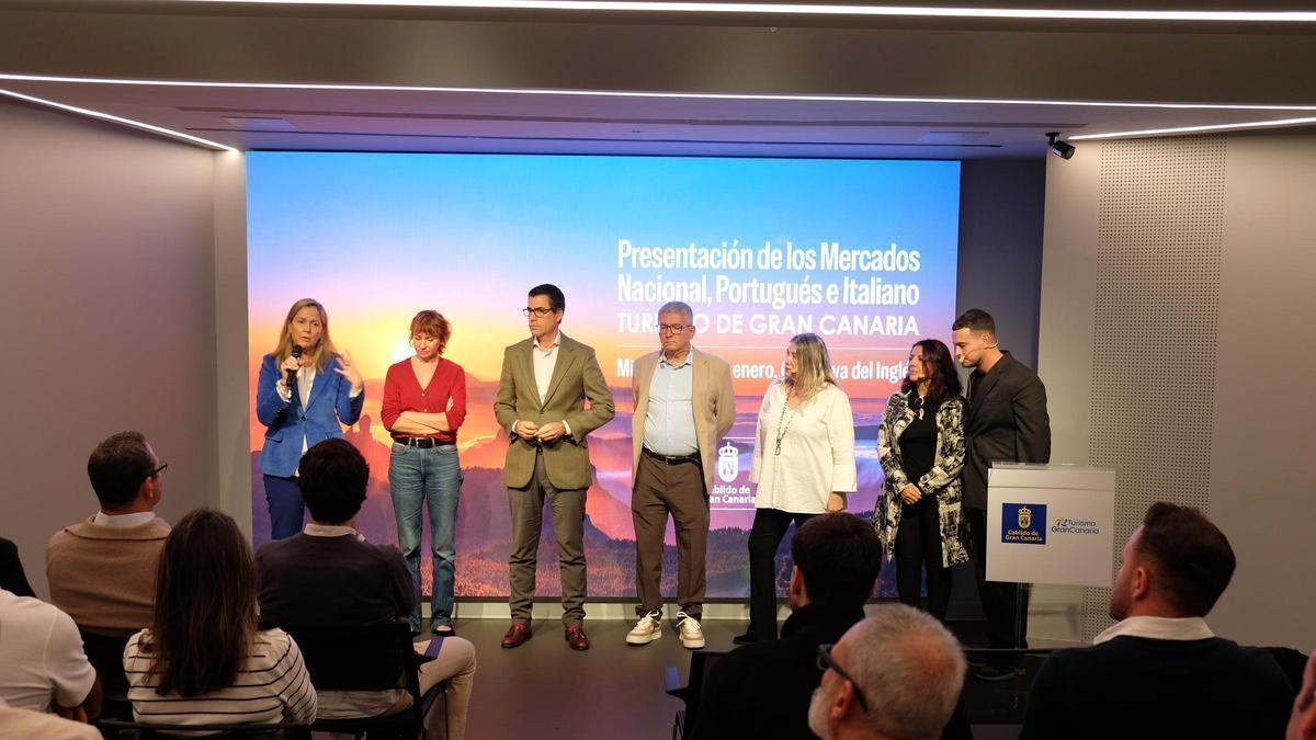 La Consejería de Turismo del Cabildo de Gran Canaria presentó las novedades y tendencias del mercado español, portugués e itialiano ante profesionales del sector.