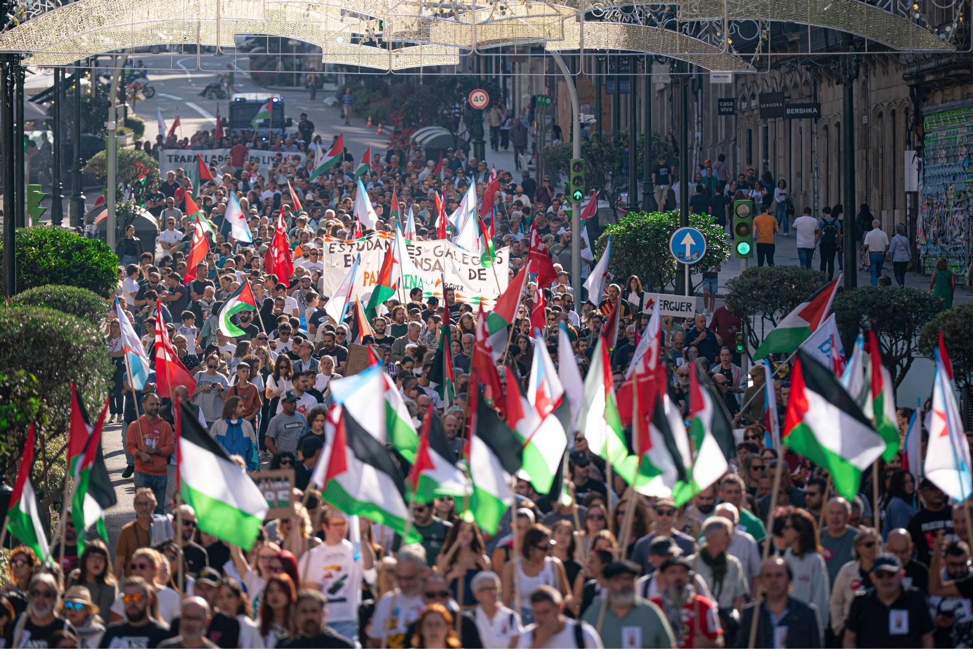 Vigo continúa en pie contra el genocidio de Israel sobre Palestina