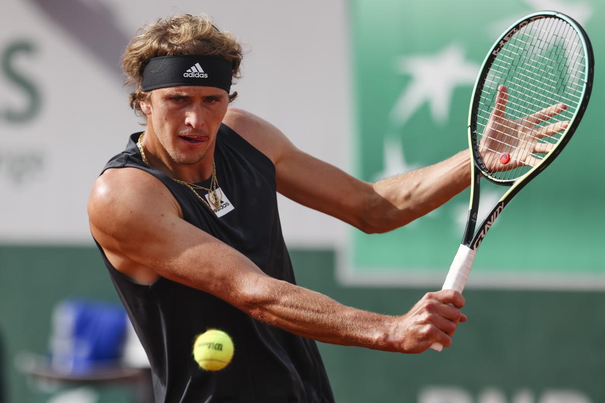 El tenista alemán Alexander Zverev.