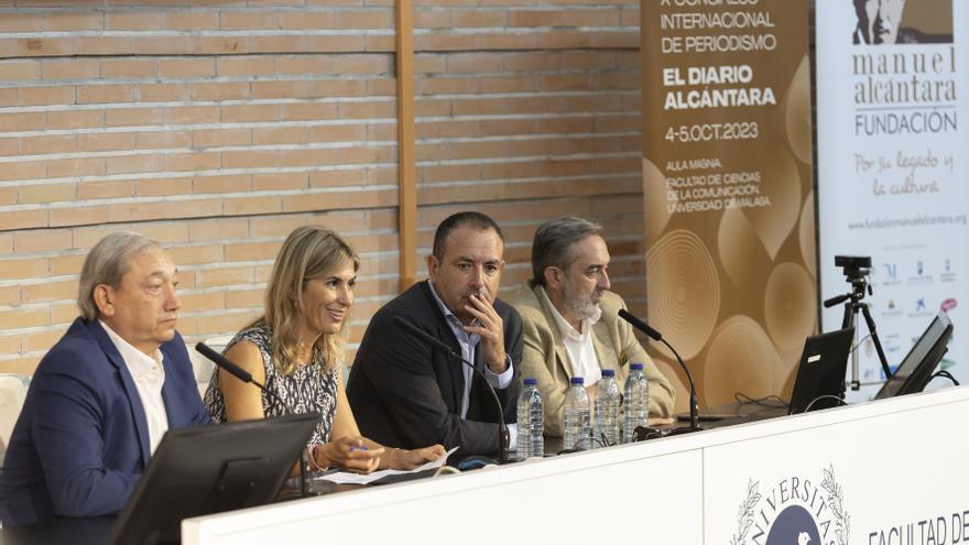 Sesión del congreso de Periodismo de la Fundación Manuel Alcántara