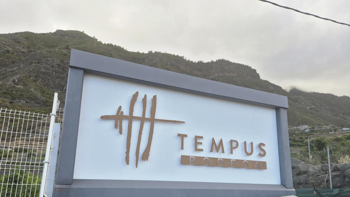 Bodega Tempus en la zona de Güímar.