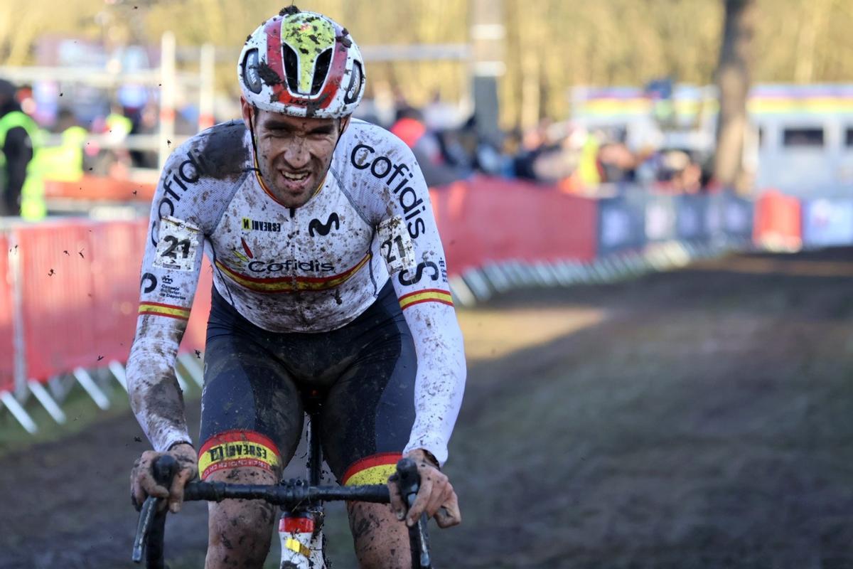Felipe Orts, durante la carrera del Mundial.