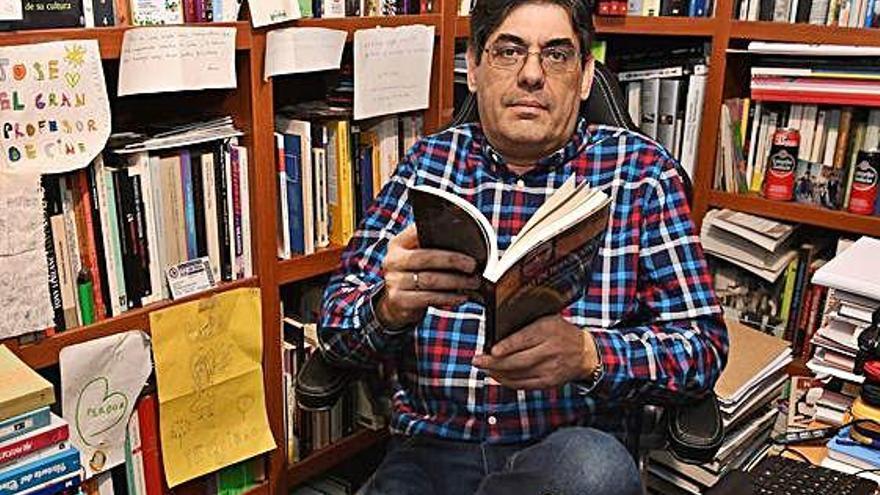 El escritor e historiador de cine José Luis Castro de Paz, la semana pasada.