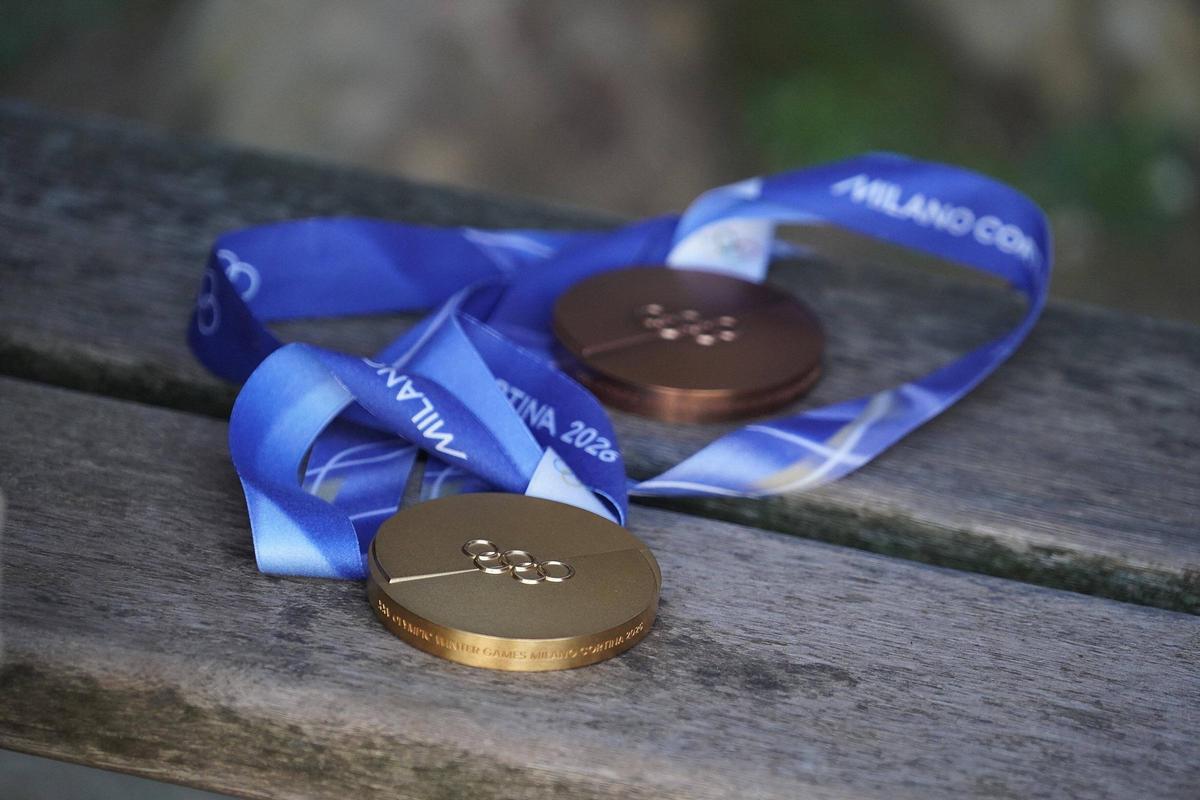 Les medalles d'or i bronze d'Oriol Cardona.