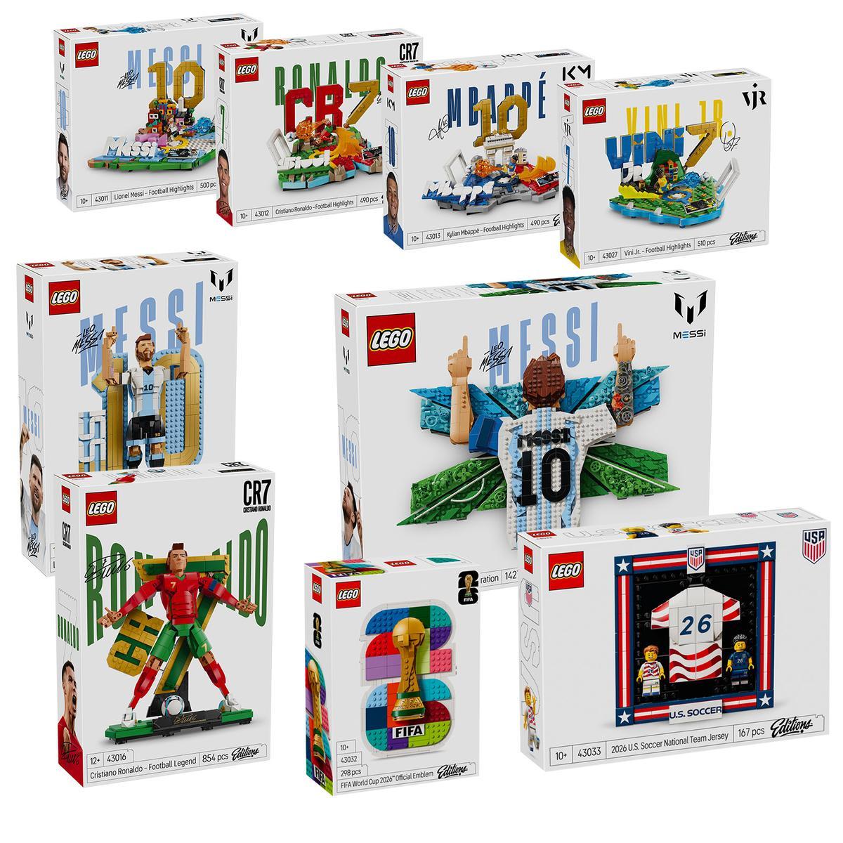 El conjunto de 'sets' de Lego que saldrán con motivo del Mundial 2026